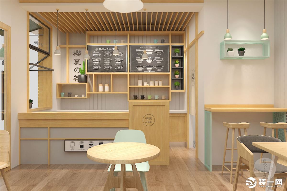 在上海奶茶店装修成本要多少钱?奶茶店设计方案解析