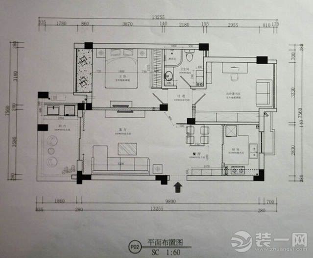 时尚混搭风格装修效果图